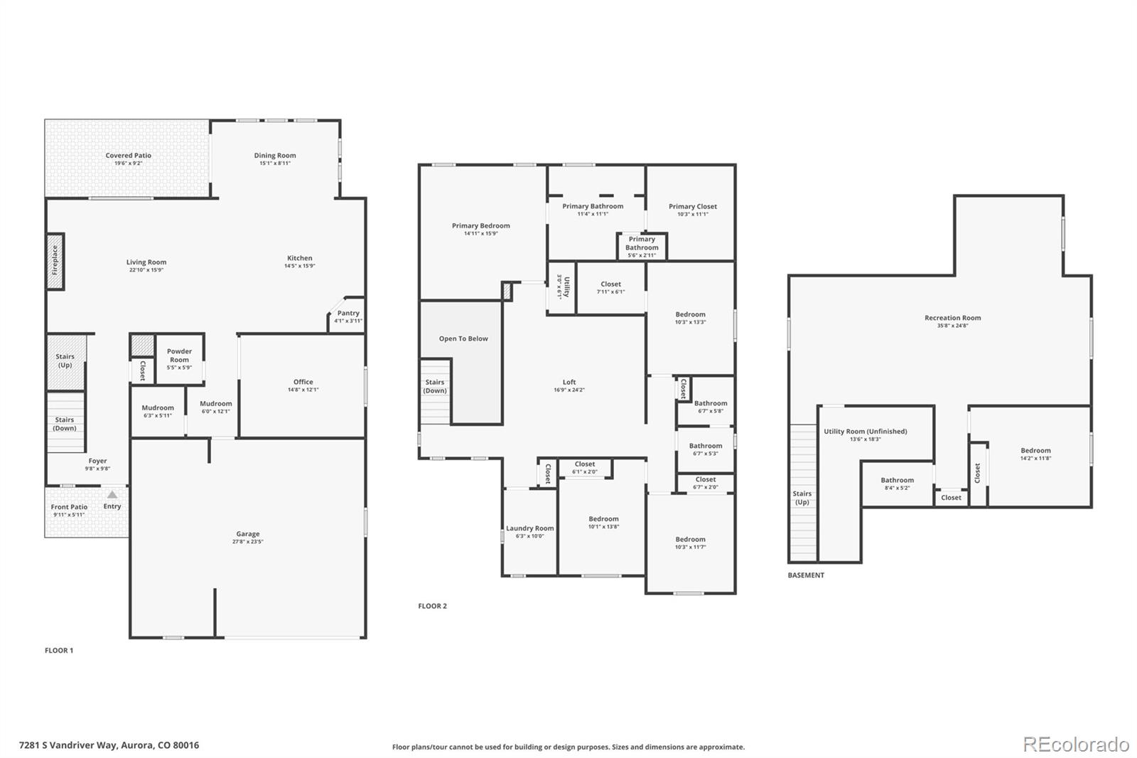 7281 S Vandriver Way Aurora CO 80016