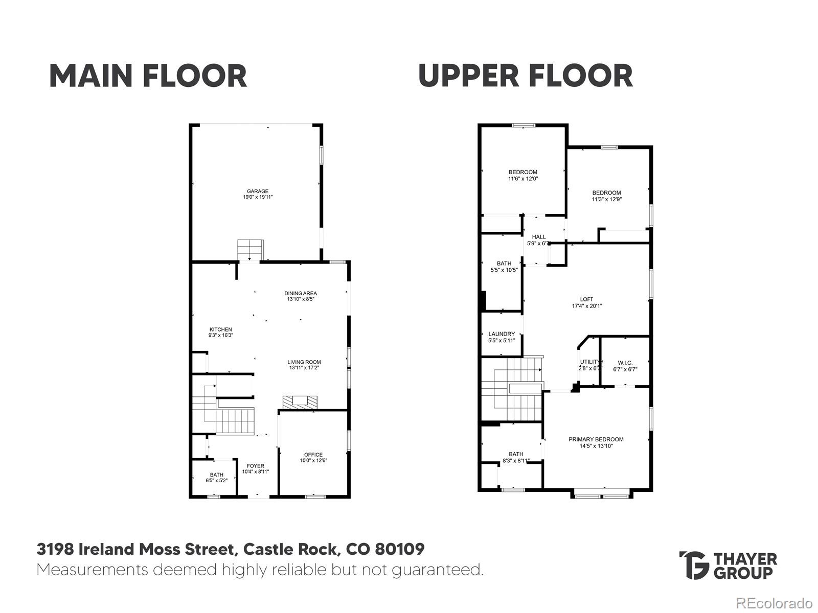 3198 Ireland Moss Street Castle Rock CO 80109