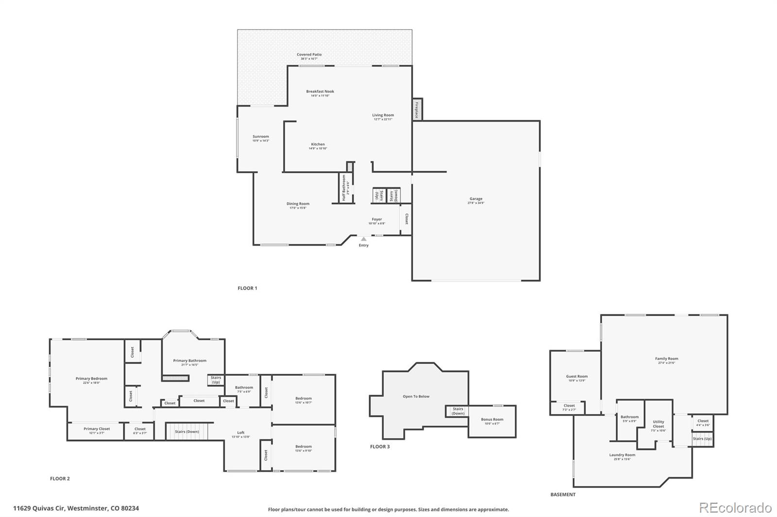 11629 Quivas Circle Westminster CO 80234