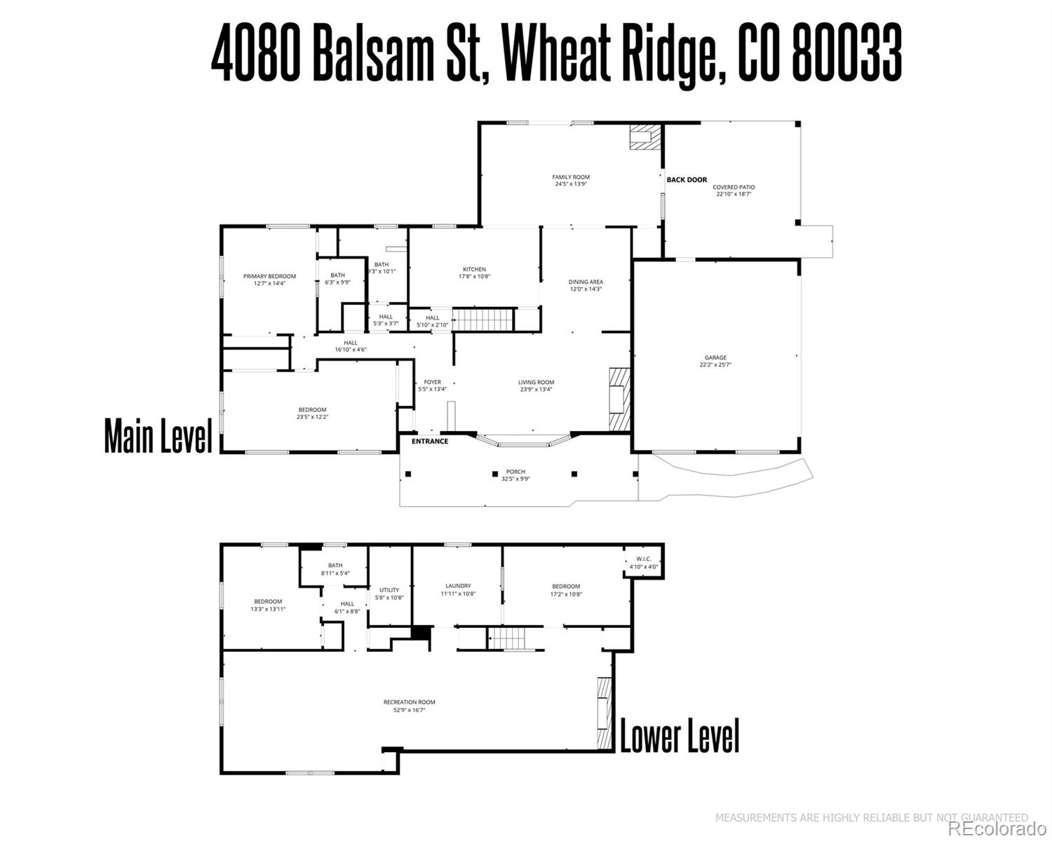 4080 Balsam Street Wheat Ridge CO 80033