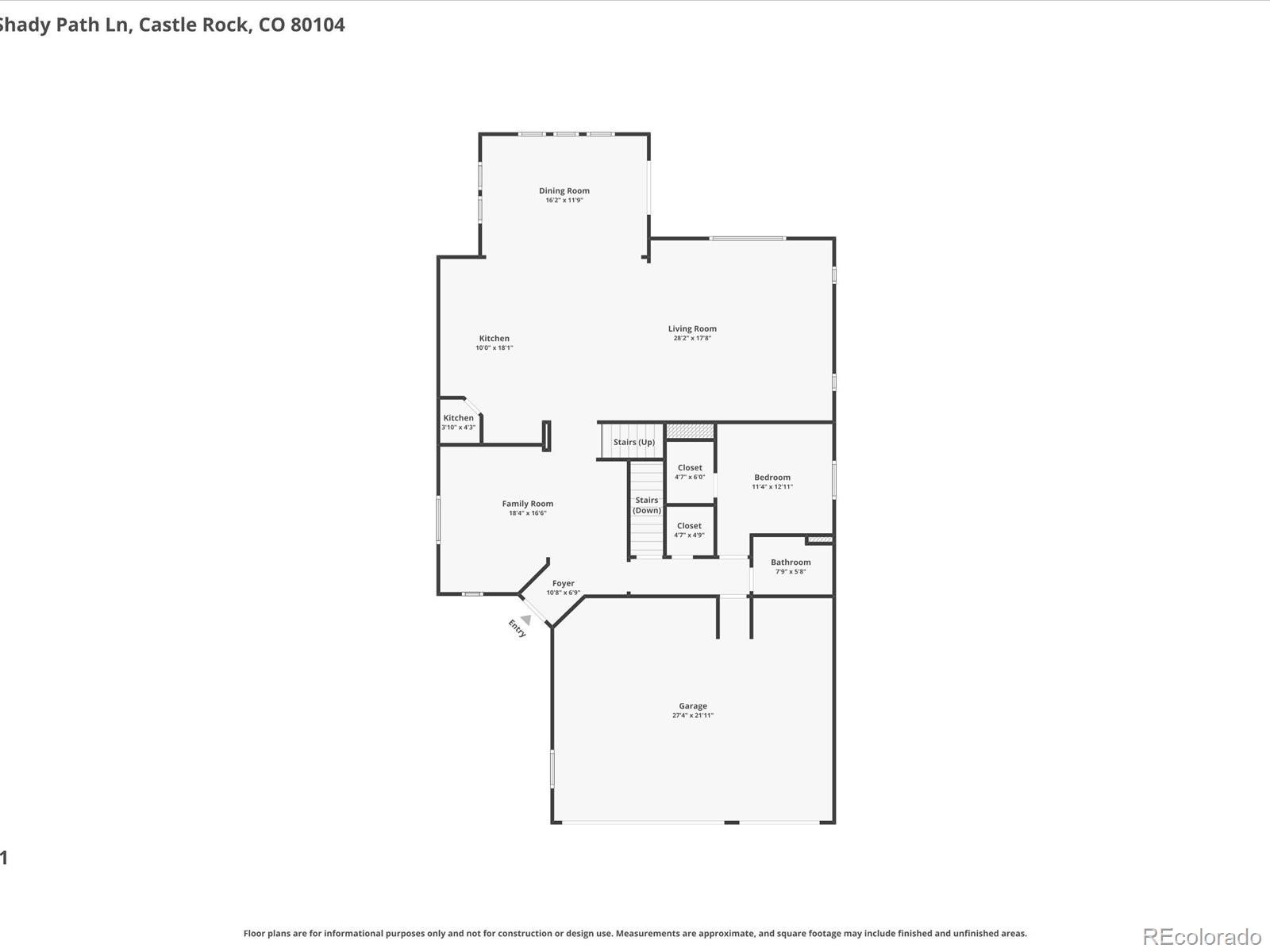 4510 Shady Path Lane Castle Rock CO 80104