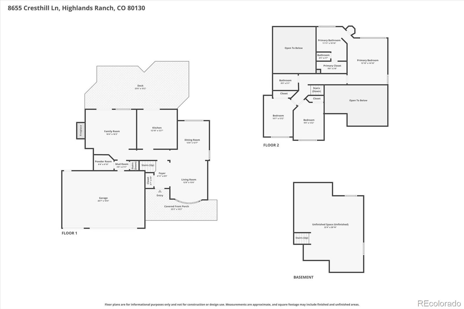 8655 Cresthill Lane Highlands Ranch CO 80130