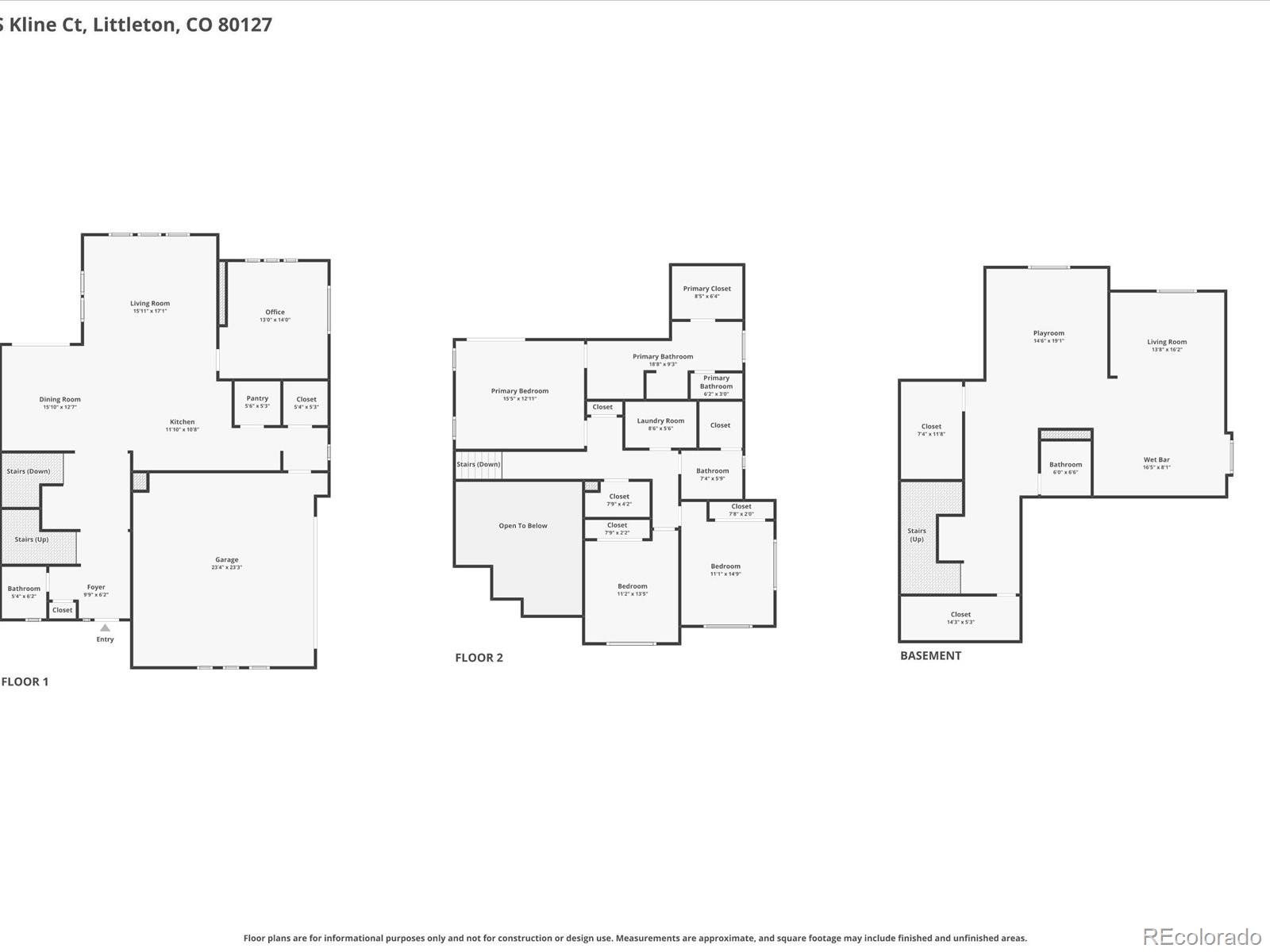 6679 S Kline Court Littleton CO 80127