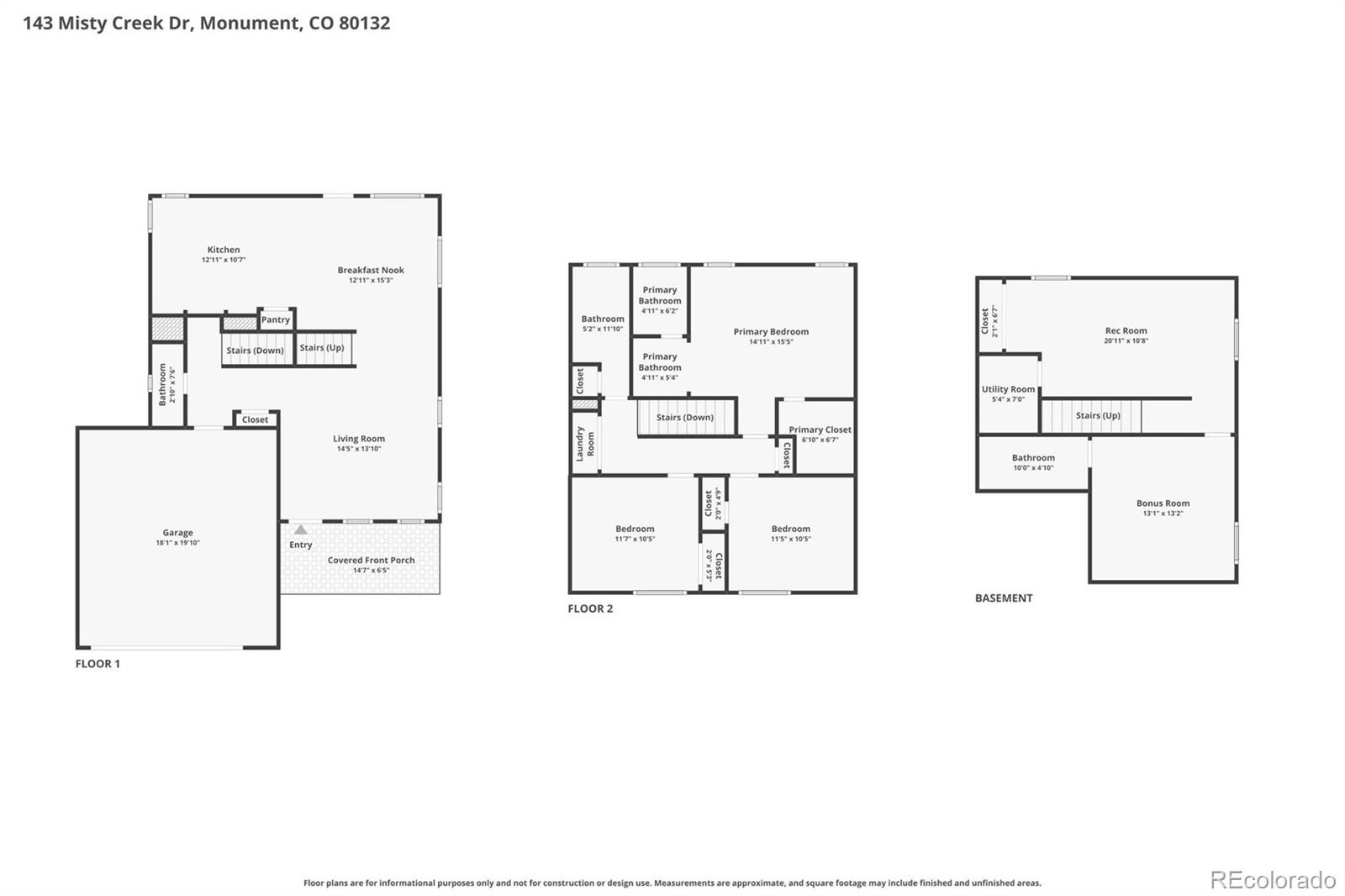 143 Misty Creek Drive Monument CO 80132