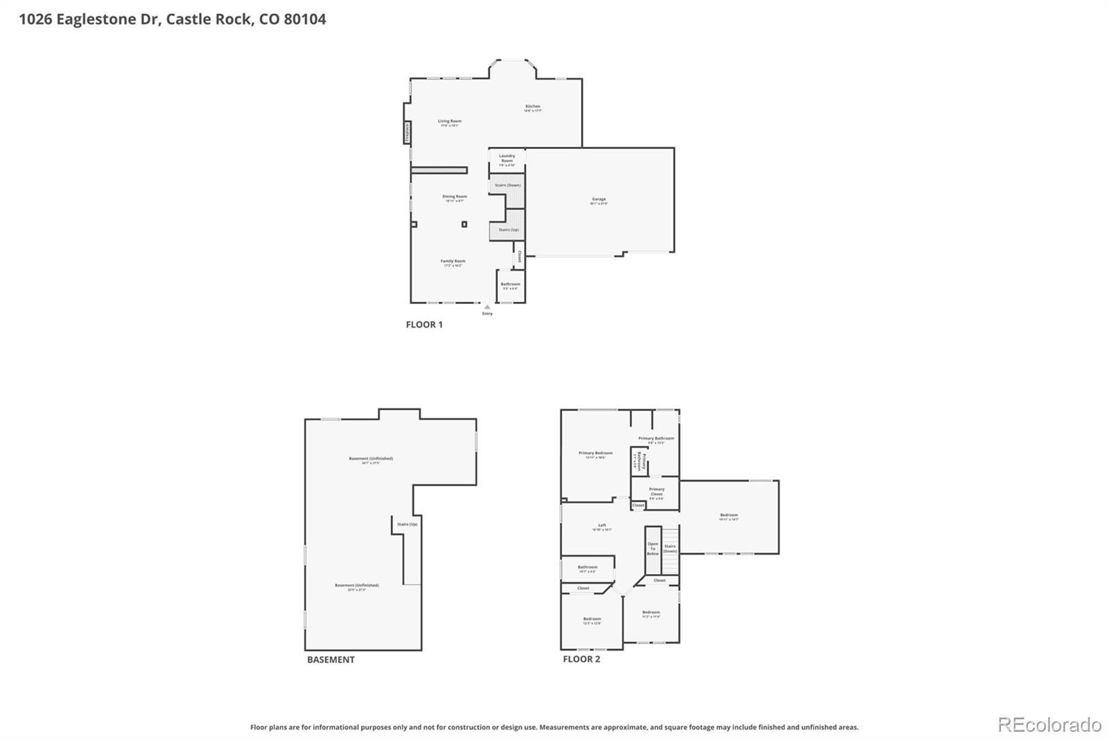 1026 Eaglestone Drive Castle Rock CO 80104