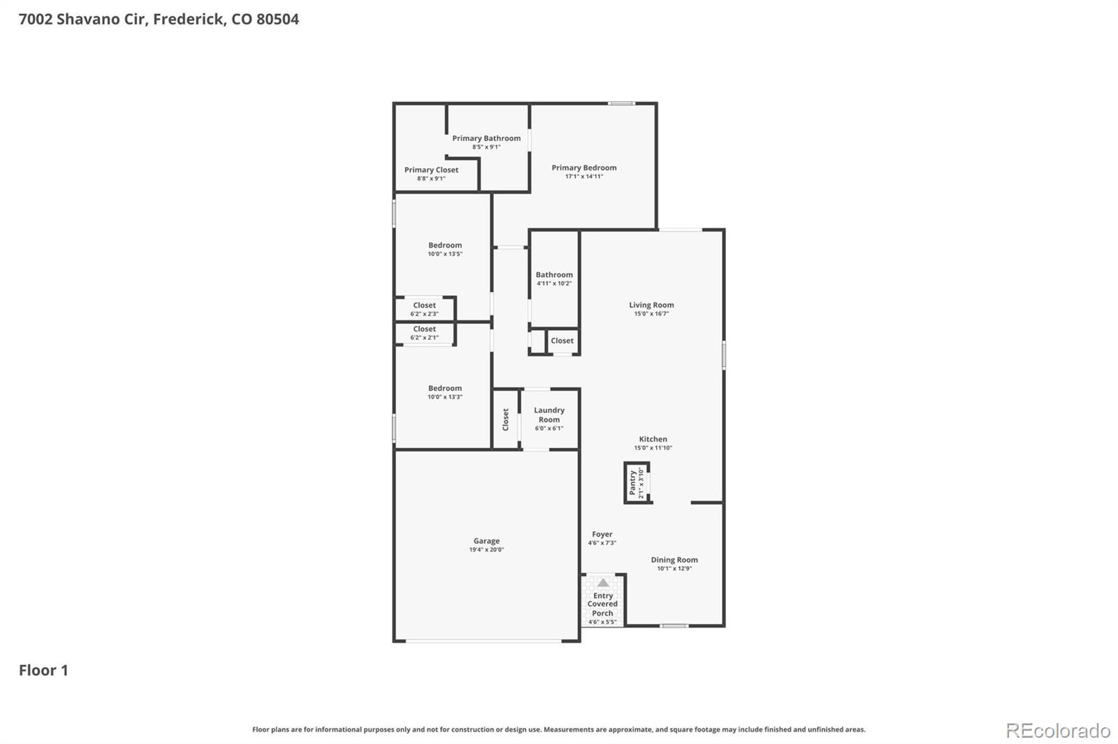 7002 Shavano Circle Frederick CO 80504