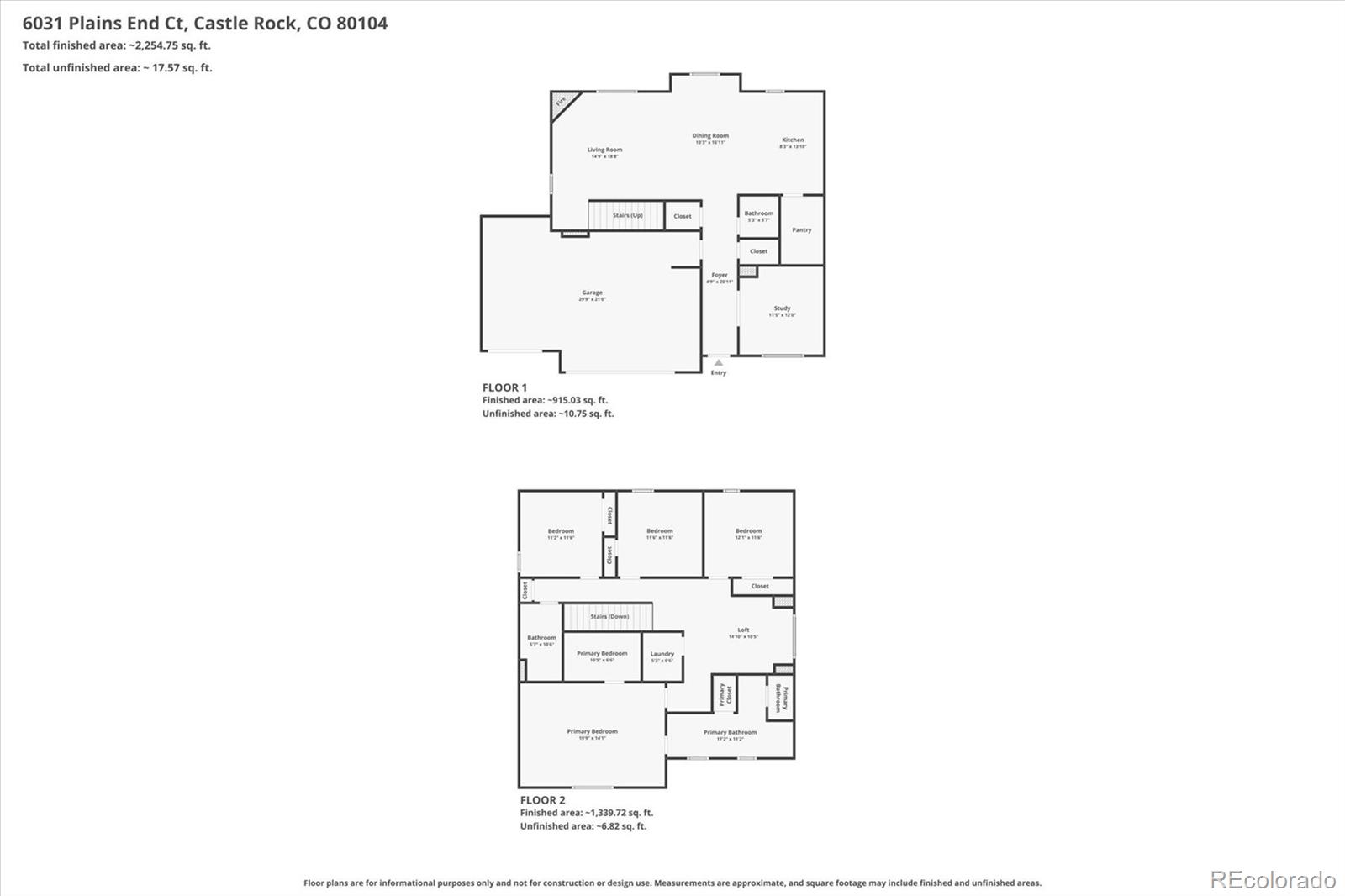 6031 Plains End Court Castle Rock CO 80104