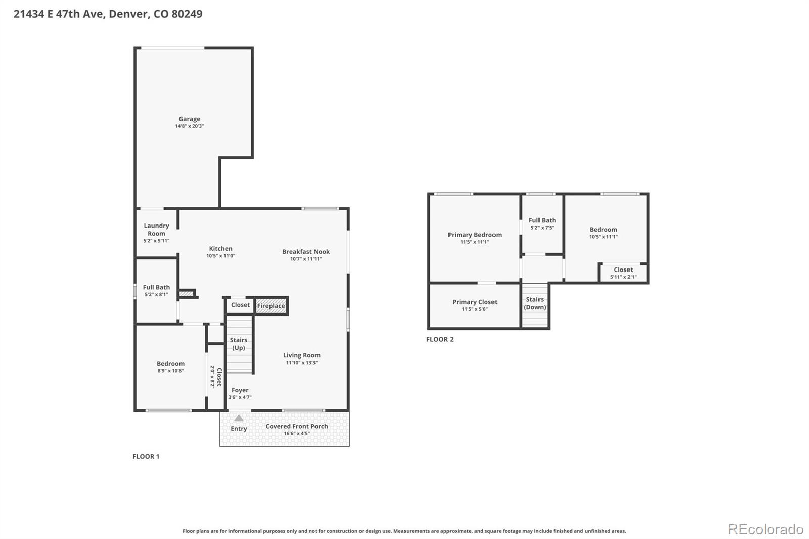 21434 E 47th Avenue Denver CO 80249