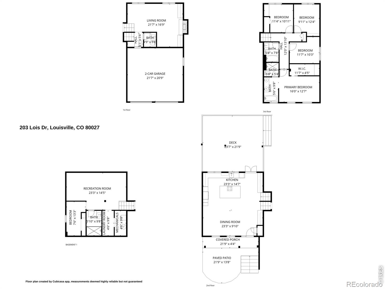 203 Lois Drive Louisville CO 80027