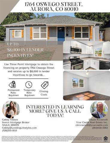 1764 Oswego Street Aurora CO 80010