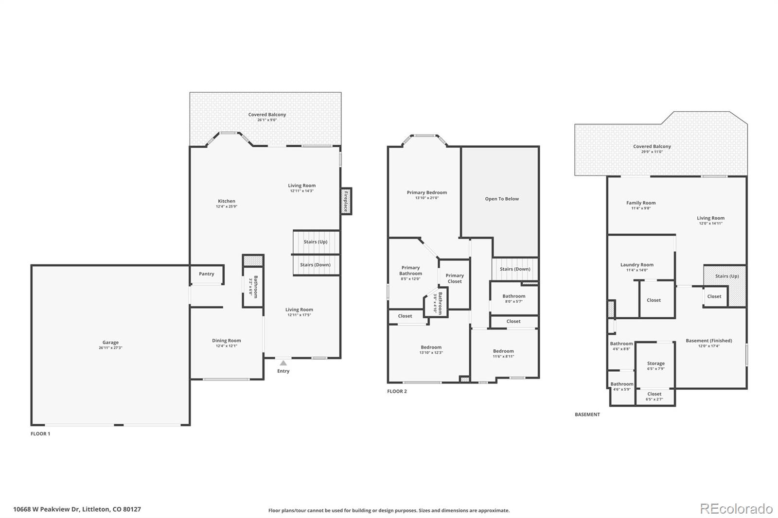 10668 W Peakview Drive Littleton CO 80127