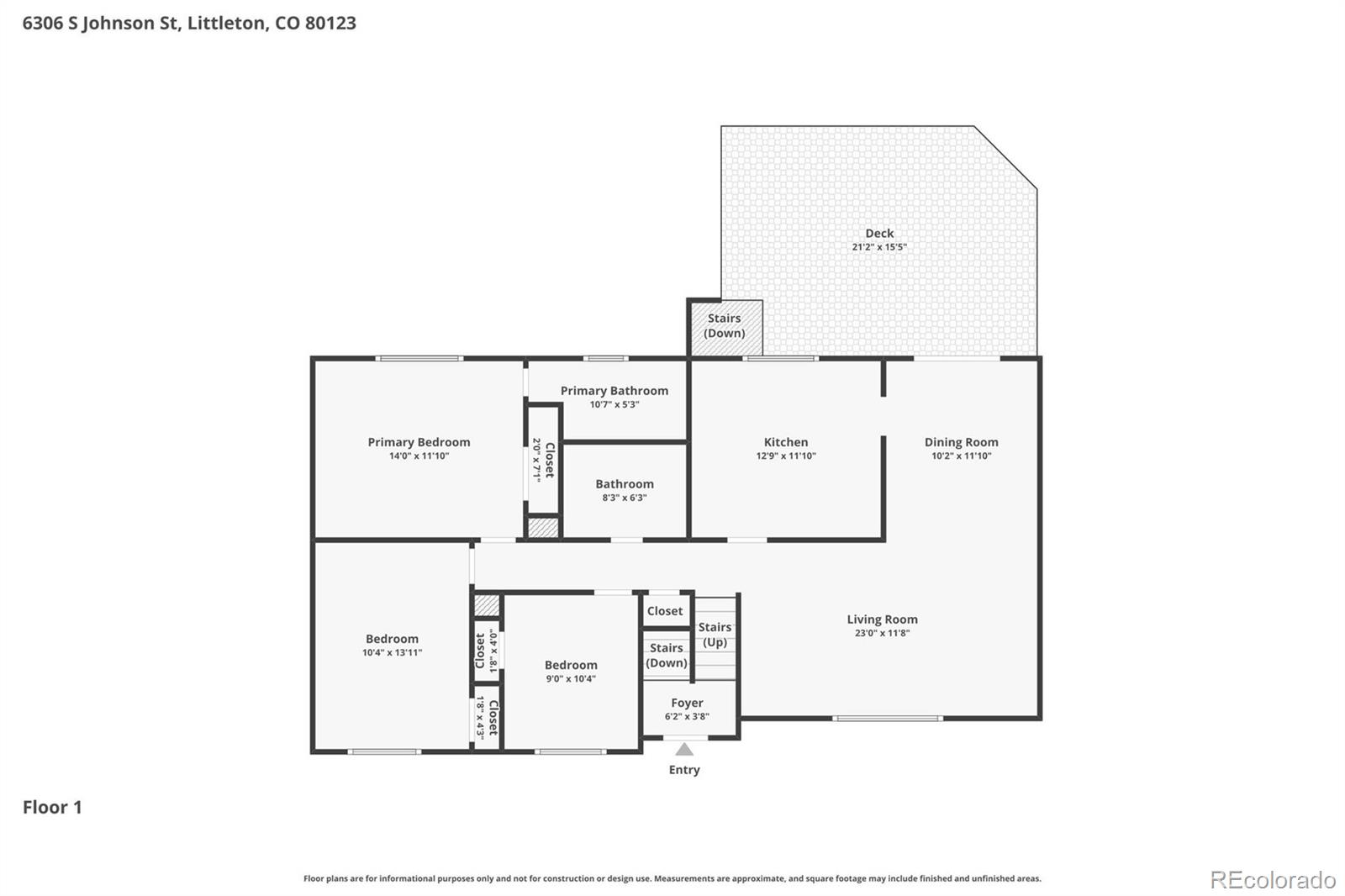 6306 S Johnson Street Littleton CO 80123