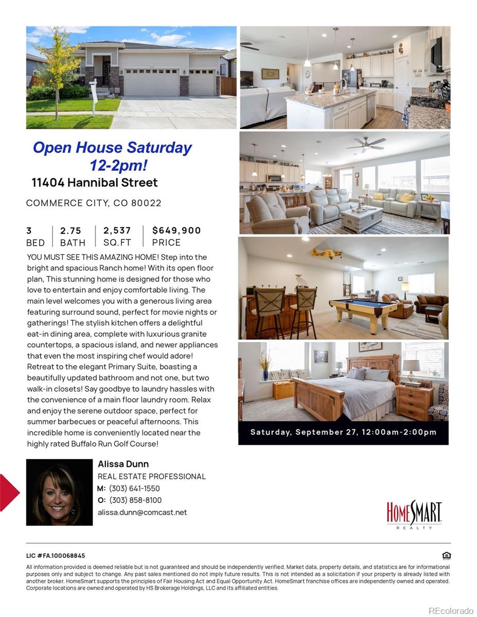 11404 Hannibal Street Commerce City CO 80022