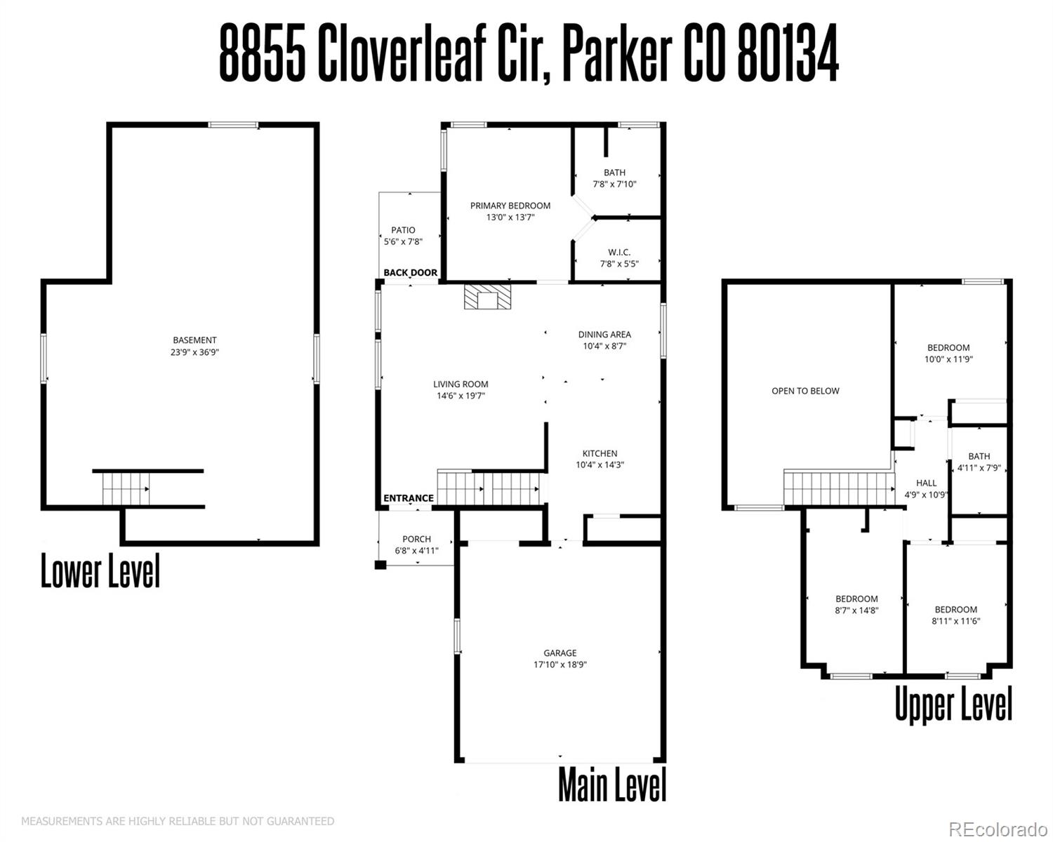 8855 Cloverleaf Circle Parker CO 80134