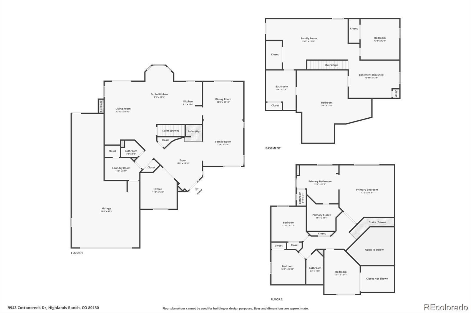 9943 Cottoncreek Drive Highlands Ranch CO 80130