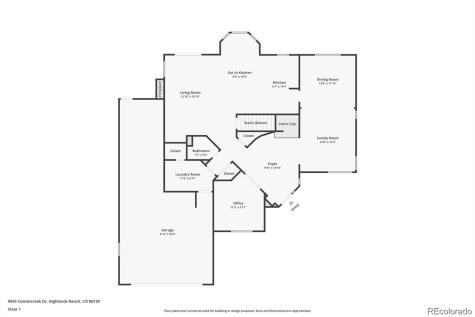 9943 Cottoncreek Drive Highlands Ranch CO 80130