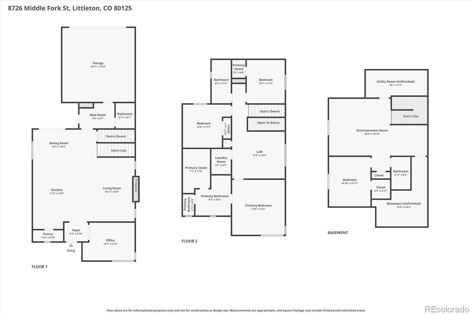 8726 Middle Fork Street Littleton CO 80125
