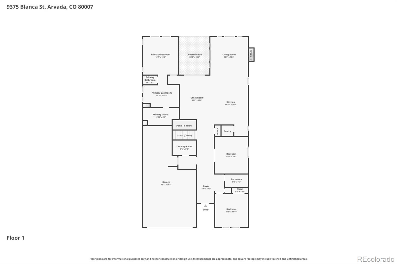 9375 Blanca Street Arvada CO 80007