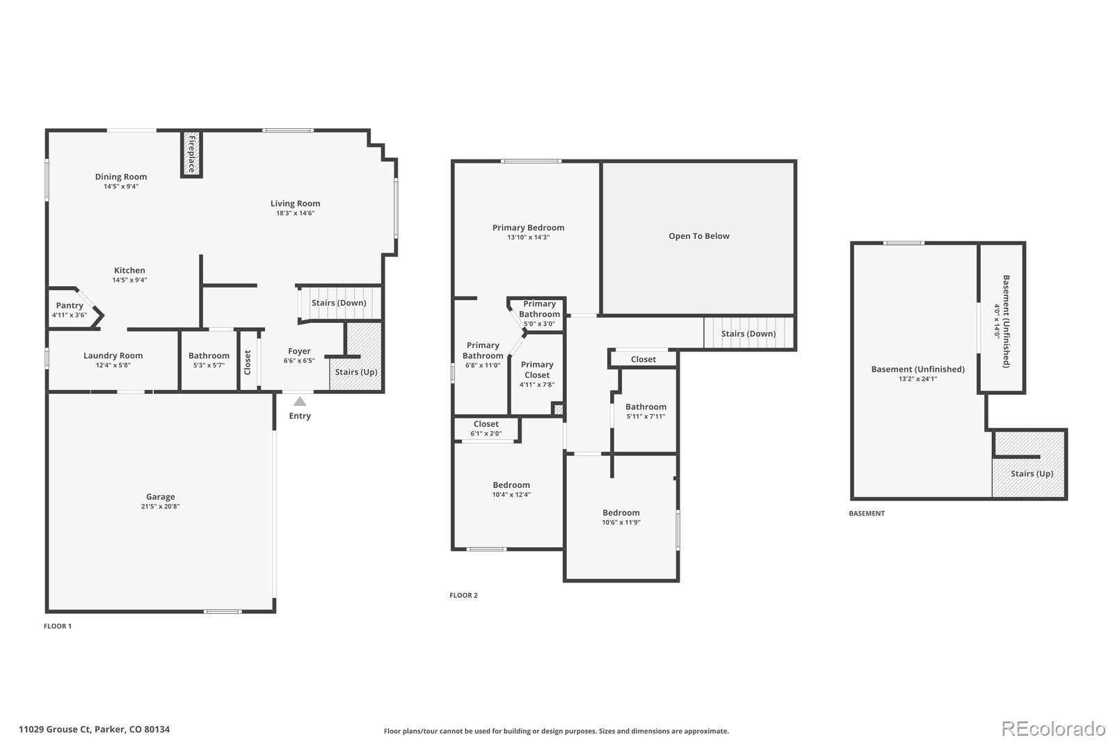 11029 Grouse Court Parker CO 80134