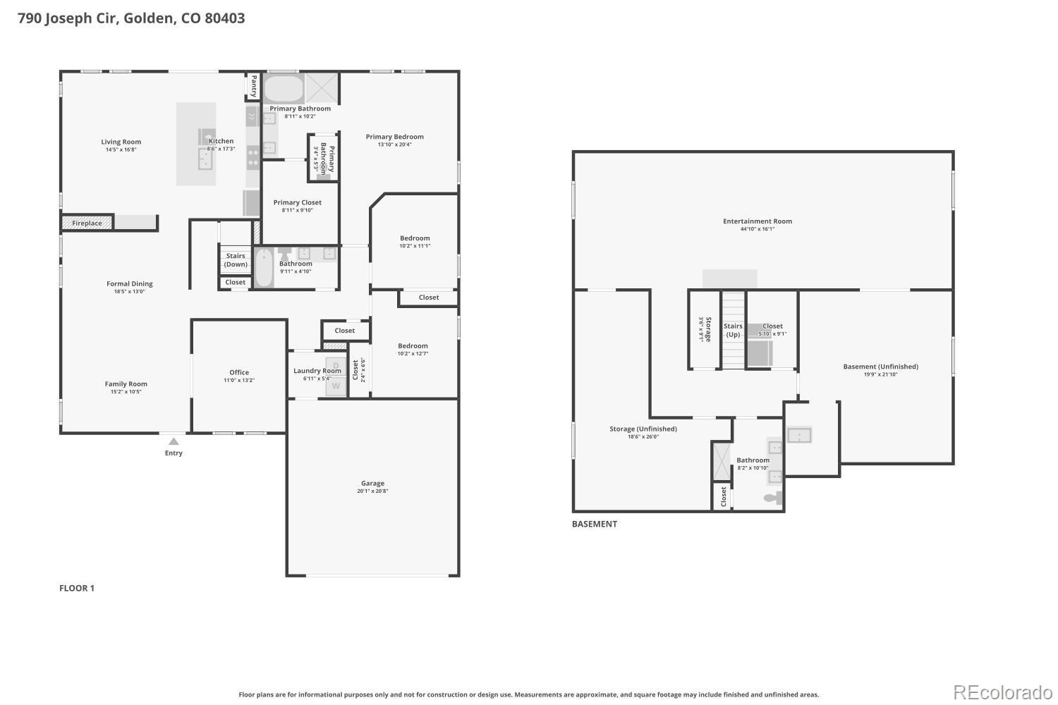 790 Joseph Circle Golden CO 80403