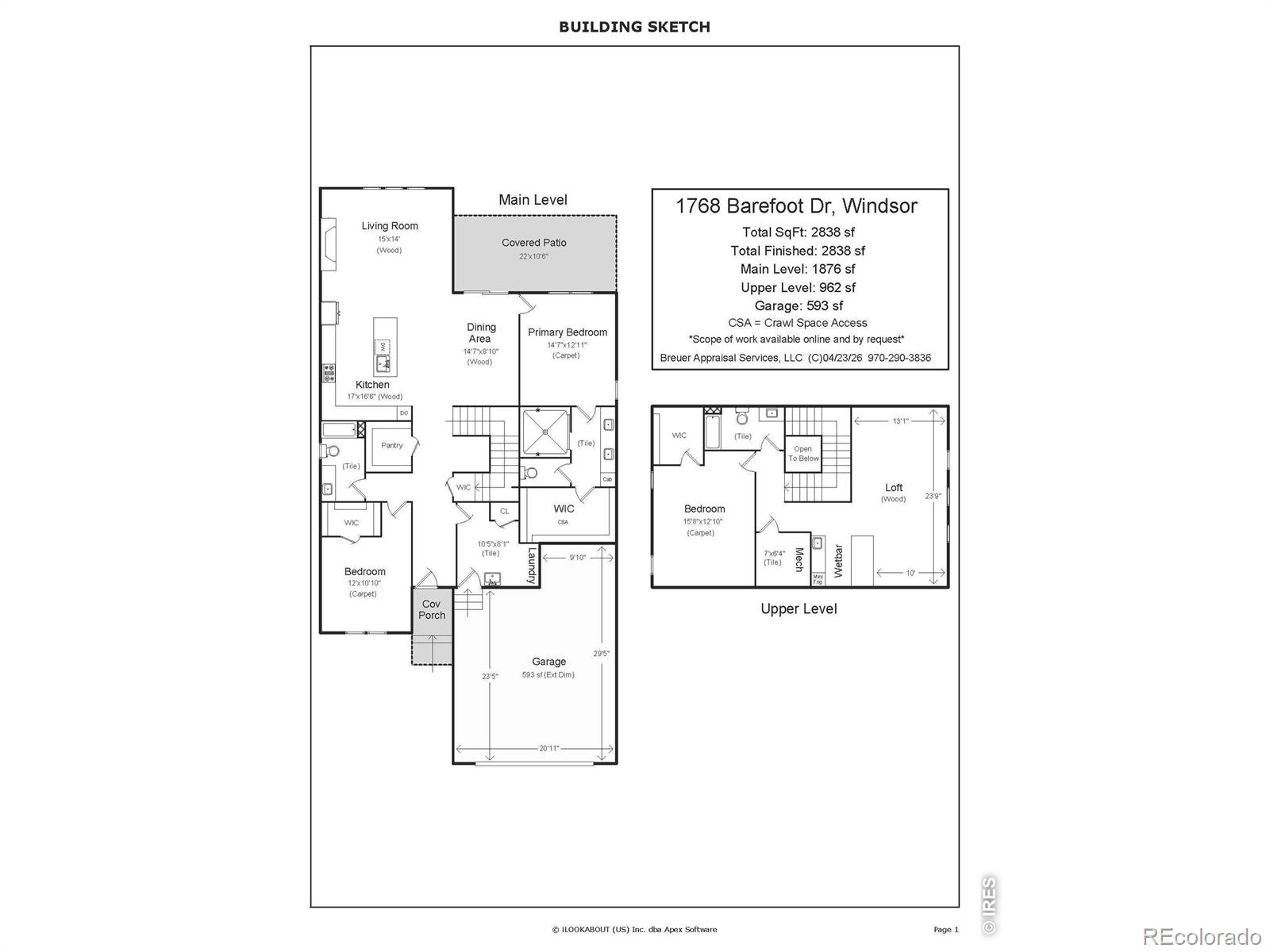 1768 Barefoot Drive Windsor CO 80550