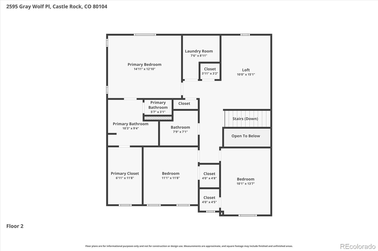 2595 Gray Wolf Place Castle Rock CO 80104