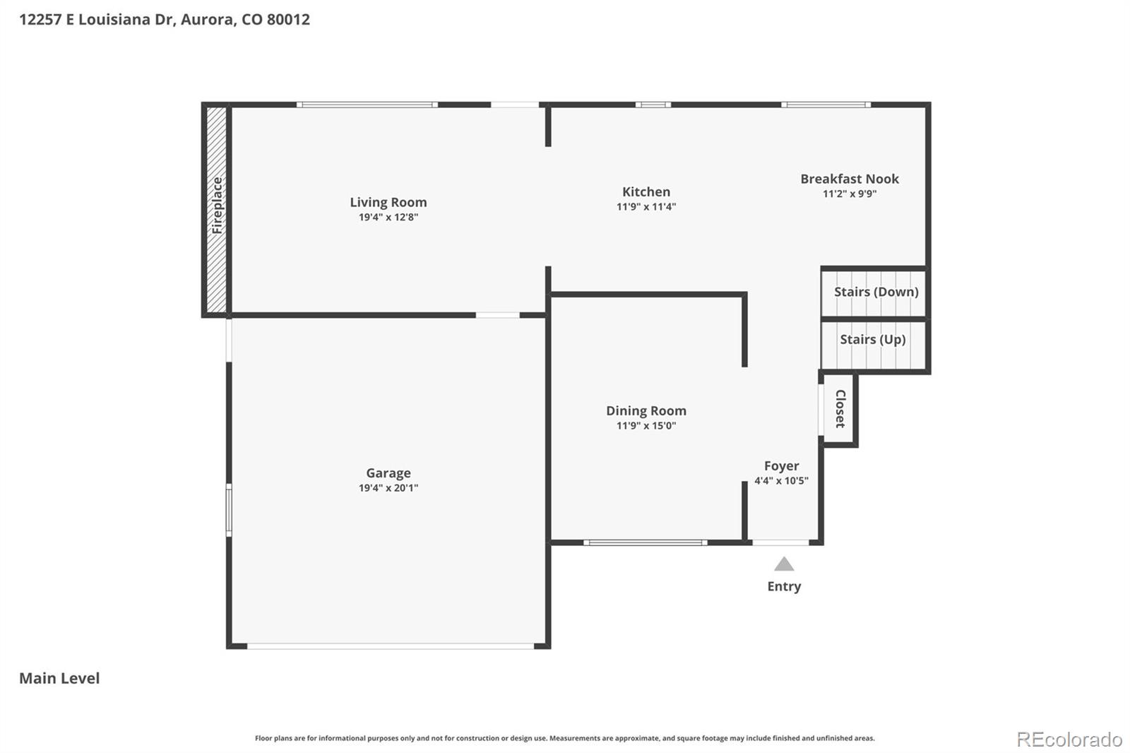 12257 E Louisiana Drive Aurora CO 80012