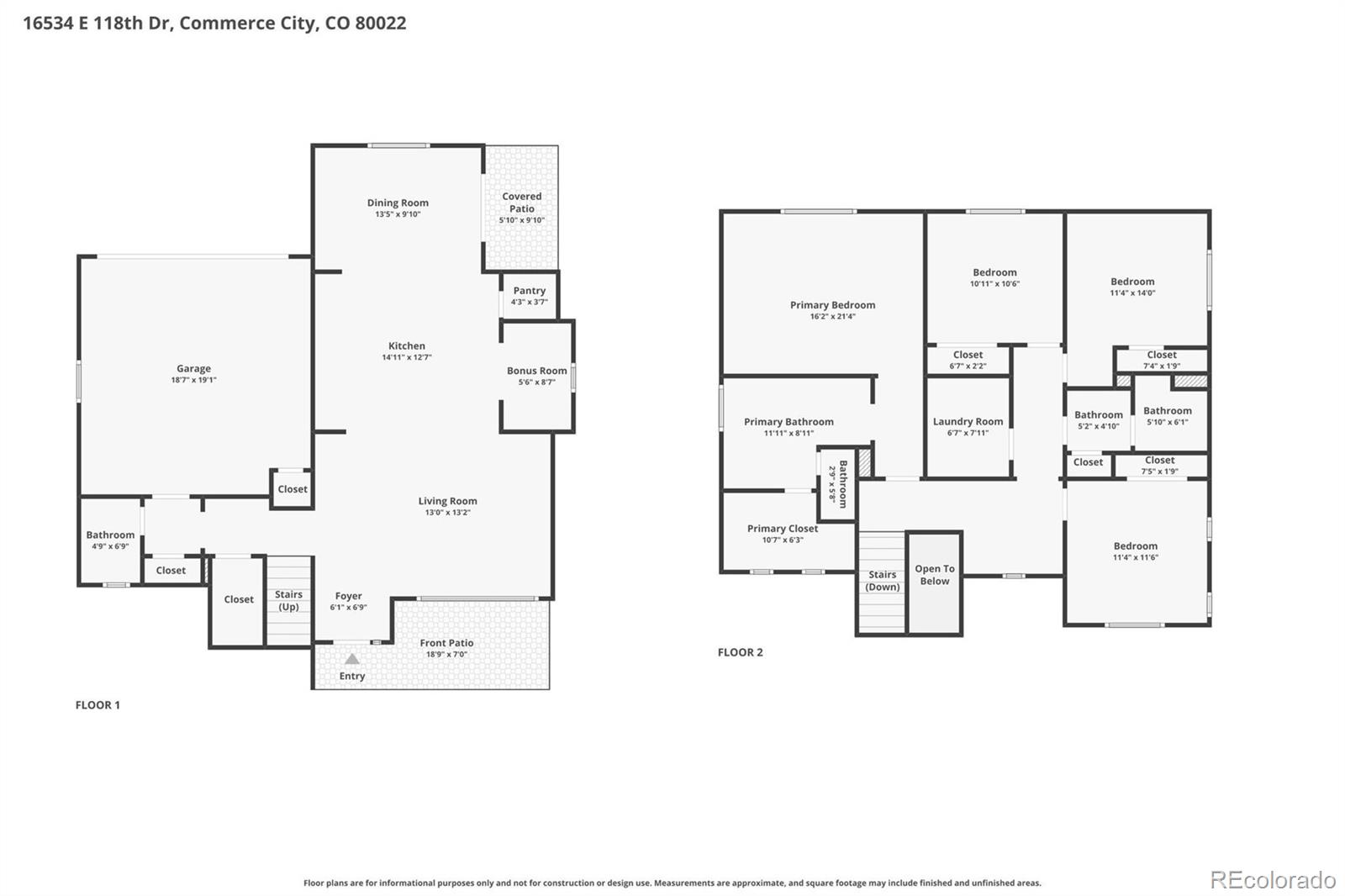 16534 E 118th Drive Commerce City CO 80022