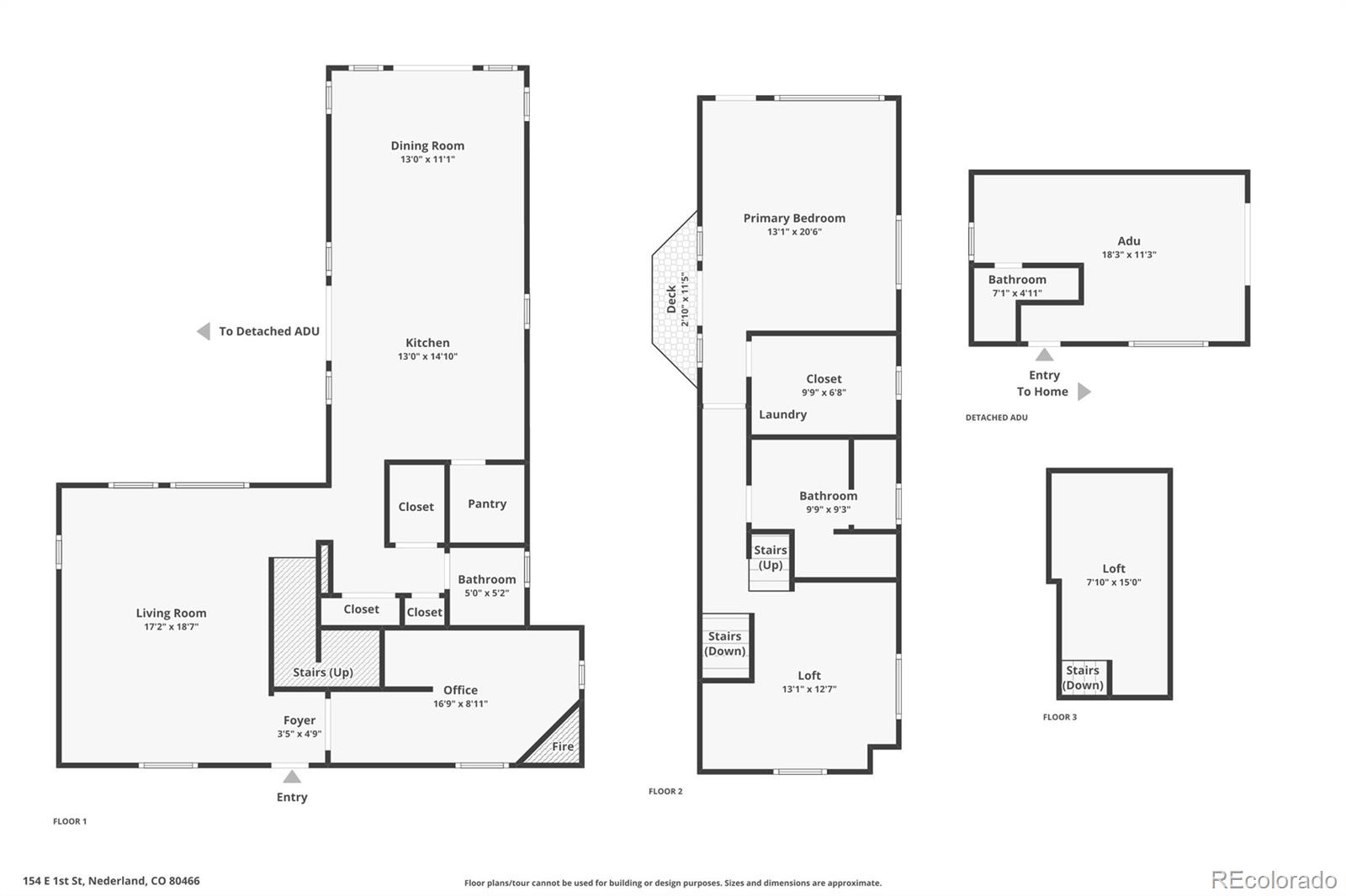 154 E 1st Street Nederland CO 80466
