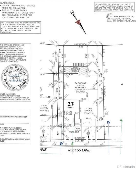 3602 Recess Lane Castle Rock CO 80108