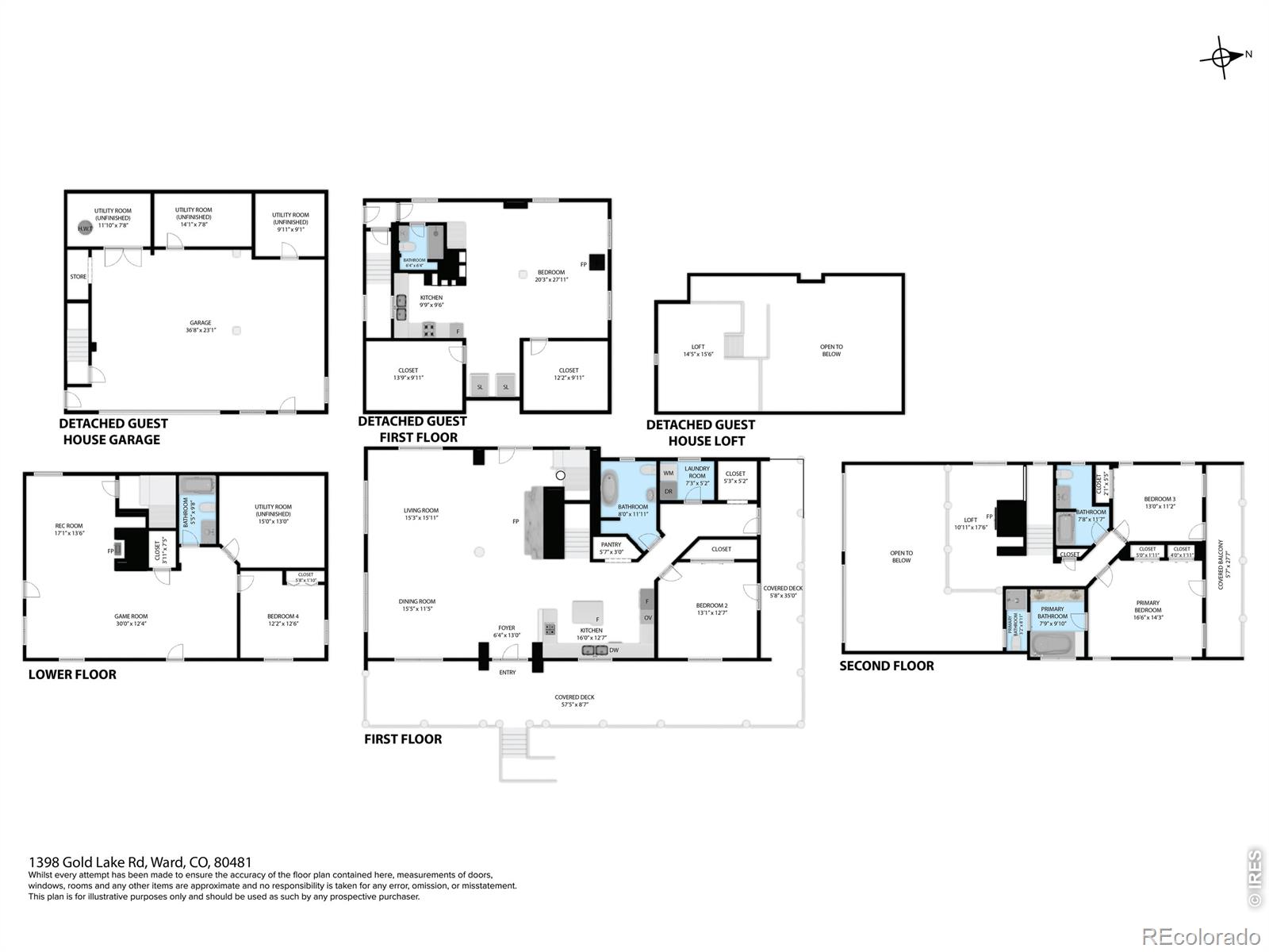 1398 Gold Lake Road Ward CO 80481
