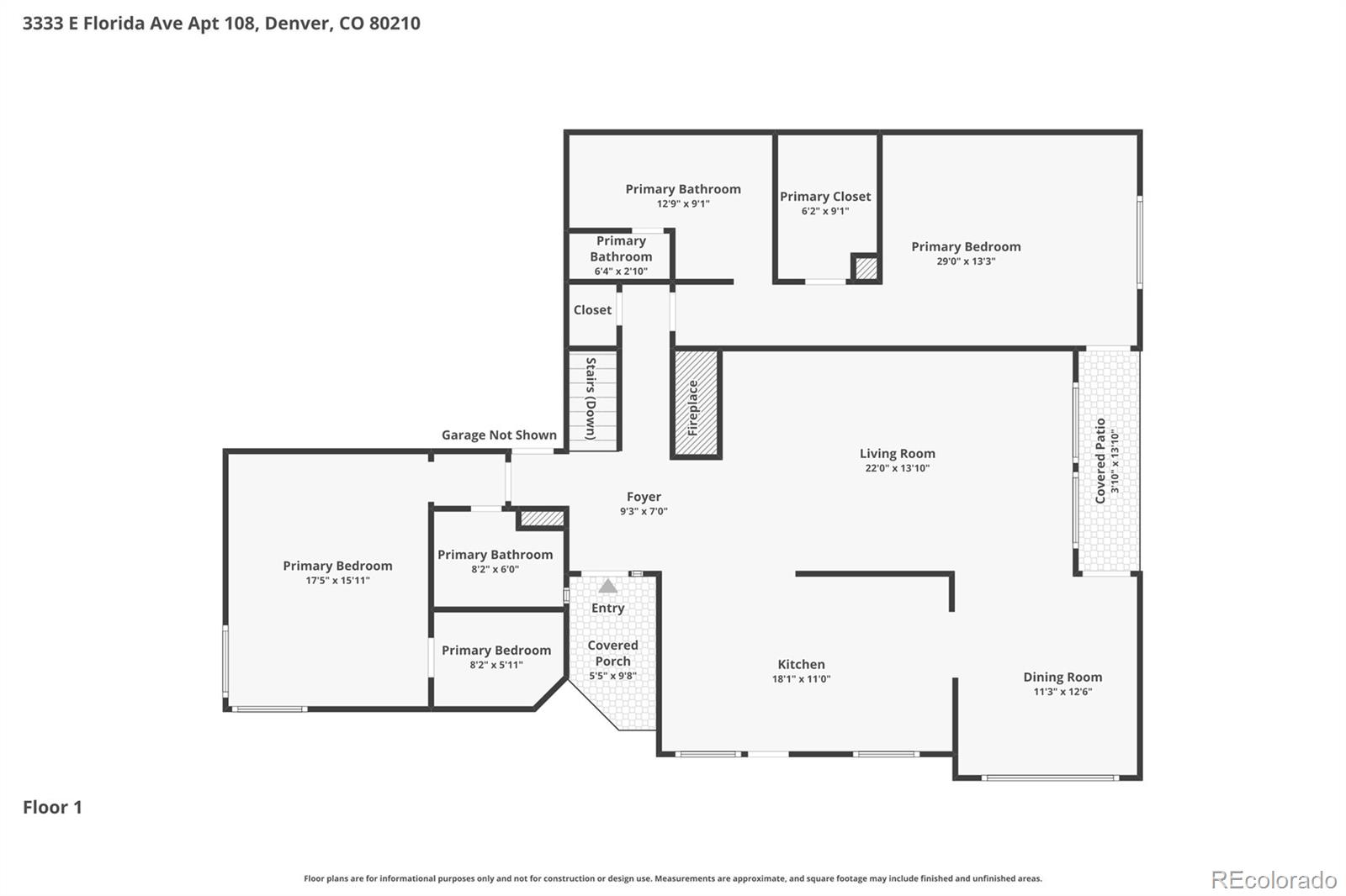 3333 E Florida Avenue Denver CO 80210
