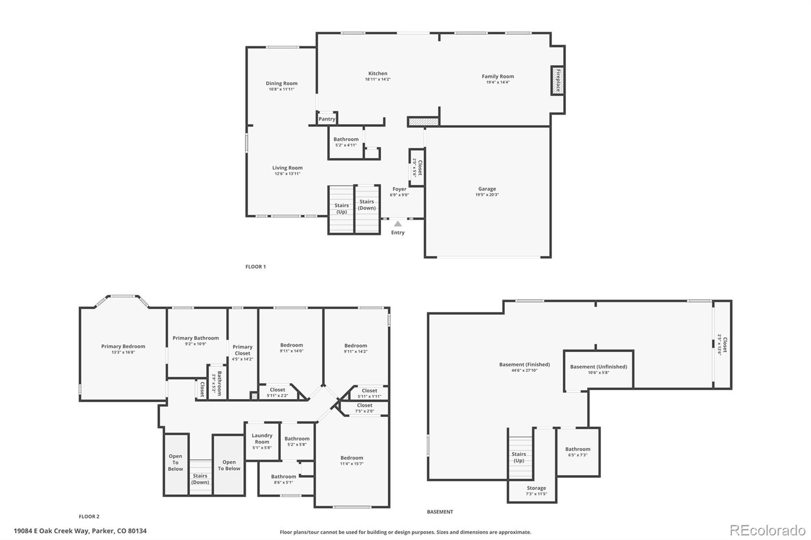 19084 E Oak Creek Way Parker CO 80134