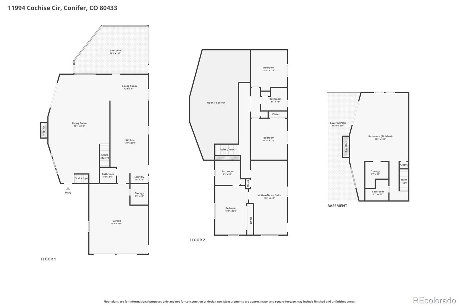 11994 Cochise Circle Conifer CO 80433
