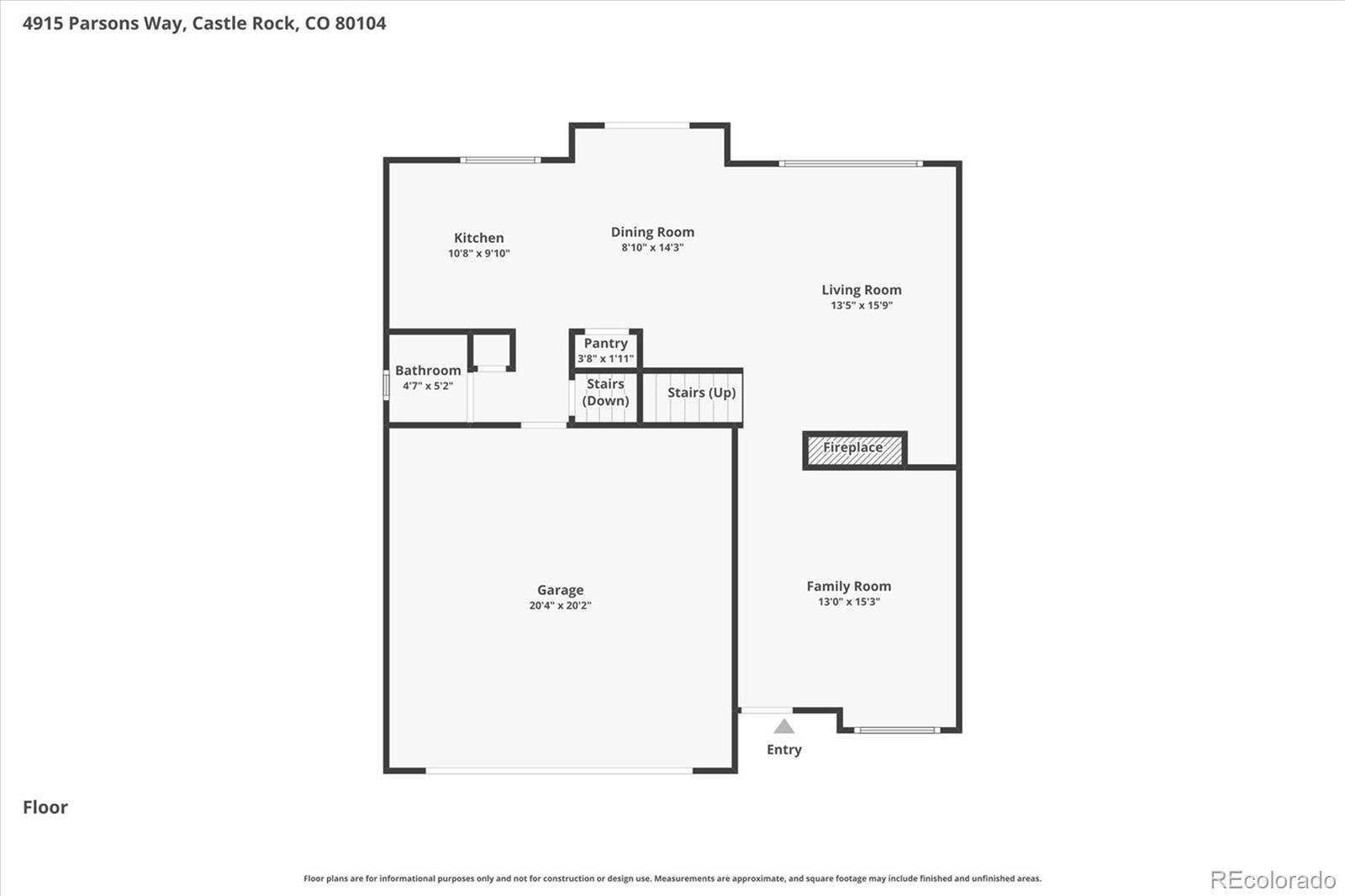 4915 Parsons Way Castle Rock CO 80104