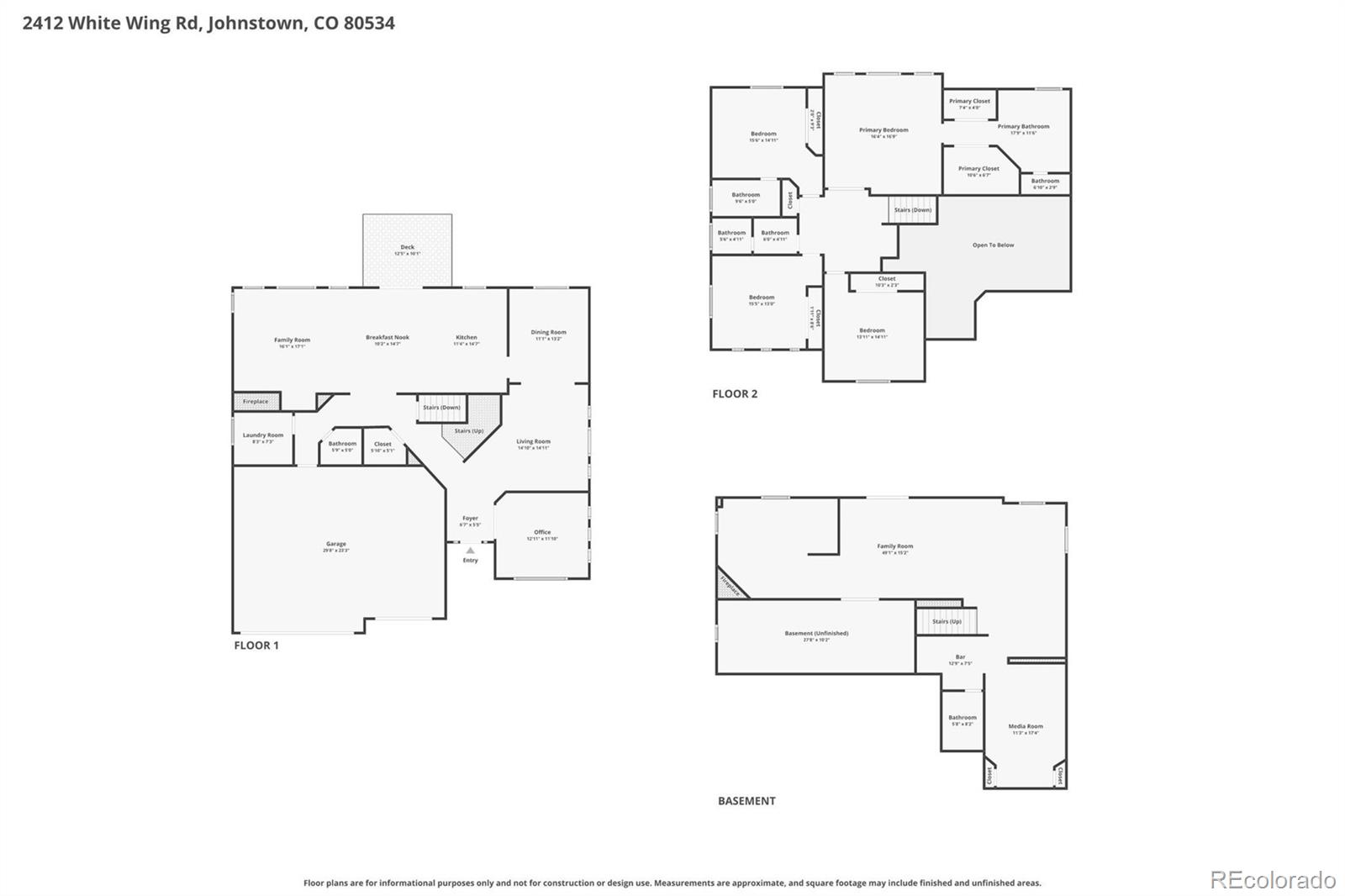 2412 White Wing Road Johnstown CO 80534