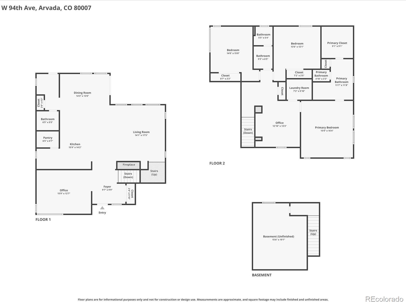 15815 W 94th Avenue Arvada CO 80007