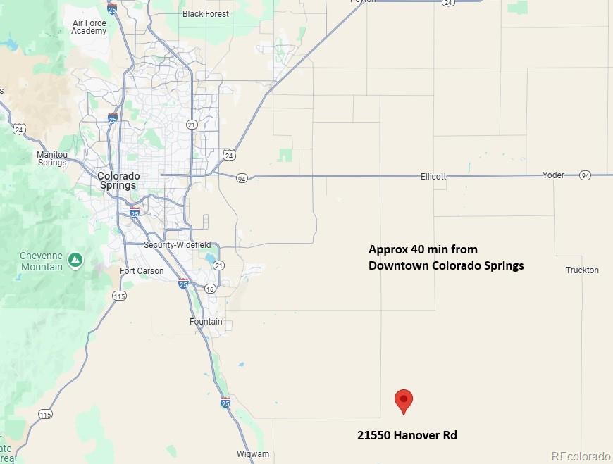 21550 Hanover Road Colorado Springs CO 80928