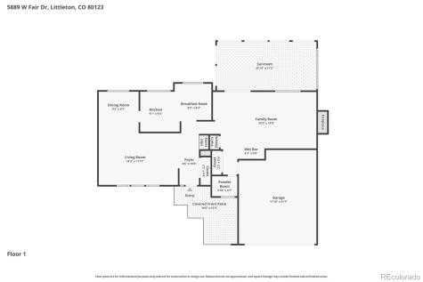 5889 W Fair Drive Littleton CO 80123