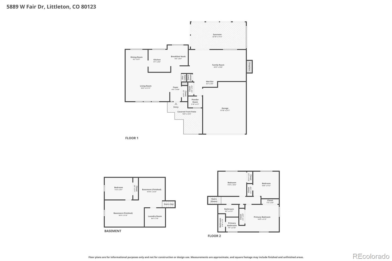 5889 W Fair Drive Littleton CO 80123