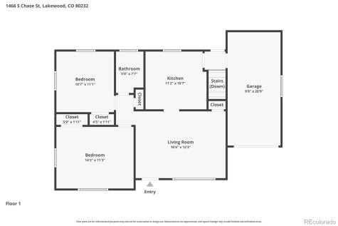 1466 S Chase Street Lakewood CO 80232