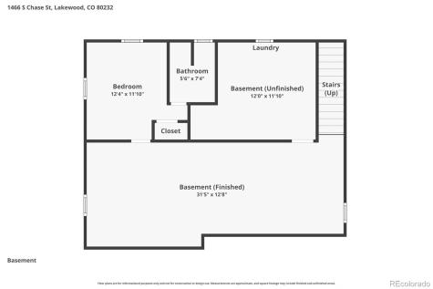 1466 S Chase Street Lakewood CO 80232