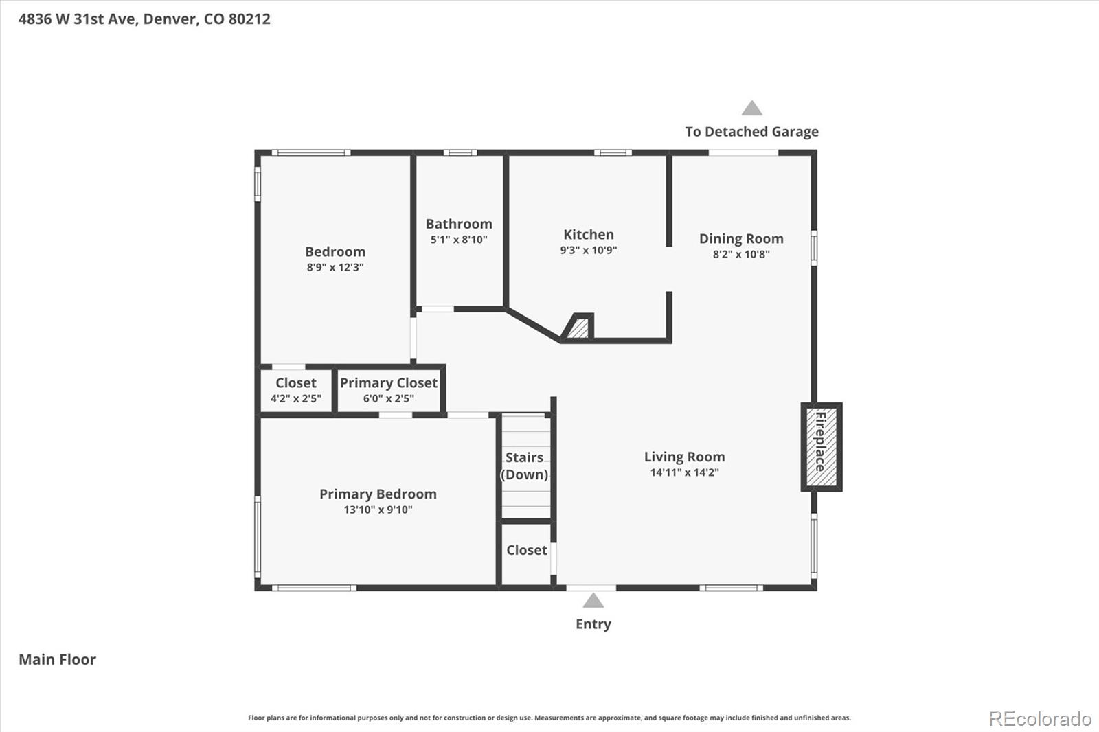 4836 W 31st Avenue Denver CO 80212
