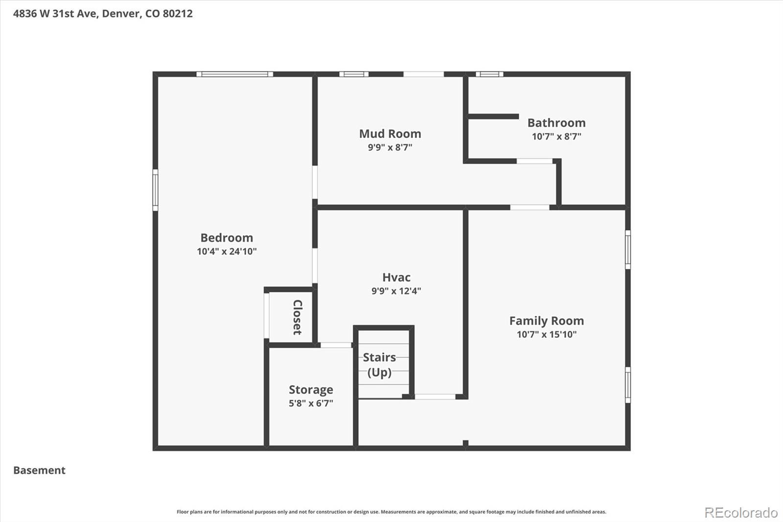 4836 W 31st Avenue Denver CO 80212
