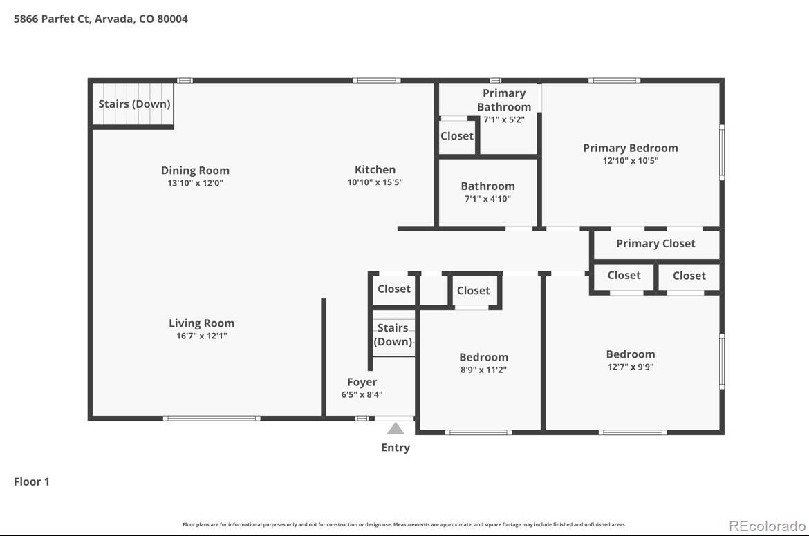 5866 Parfet Court Arvada CO 80004