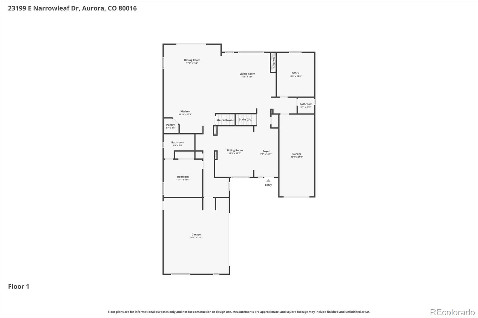 23199 E Narrowleaf Drive Aurora CO 80016
