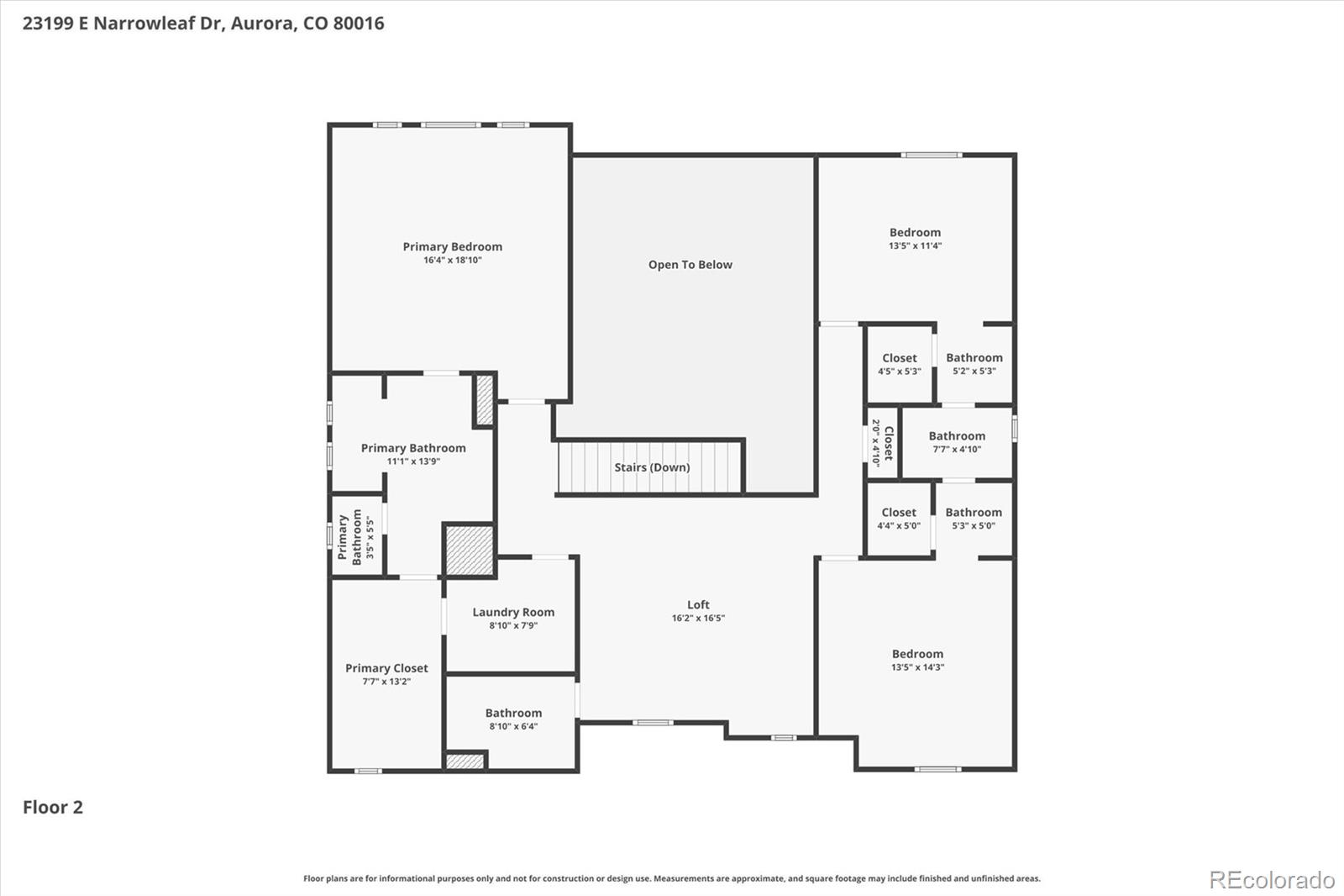 23199 E Narrowleaf Drive Aurora CO 80016