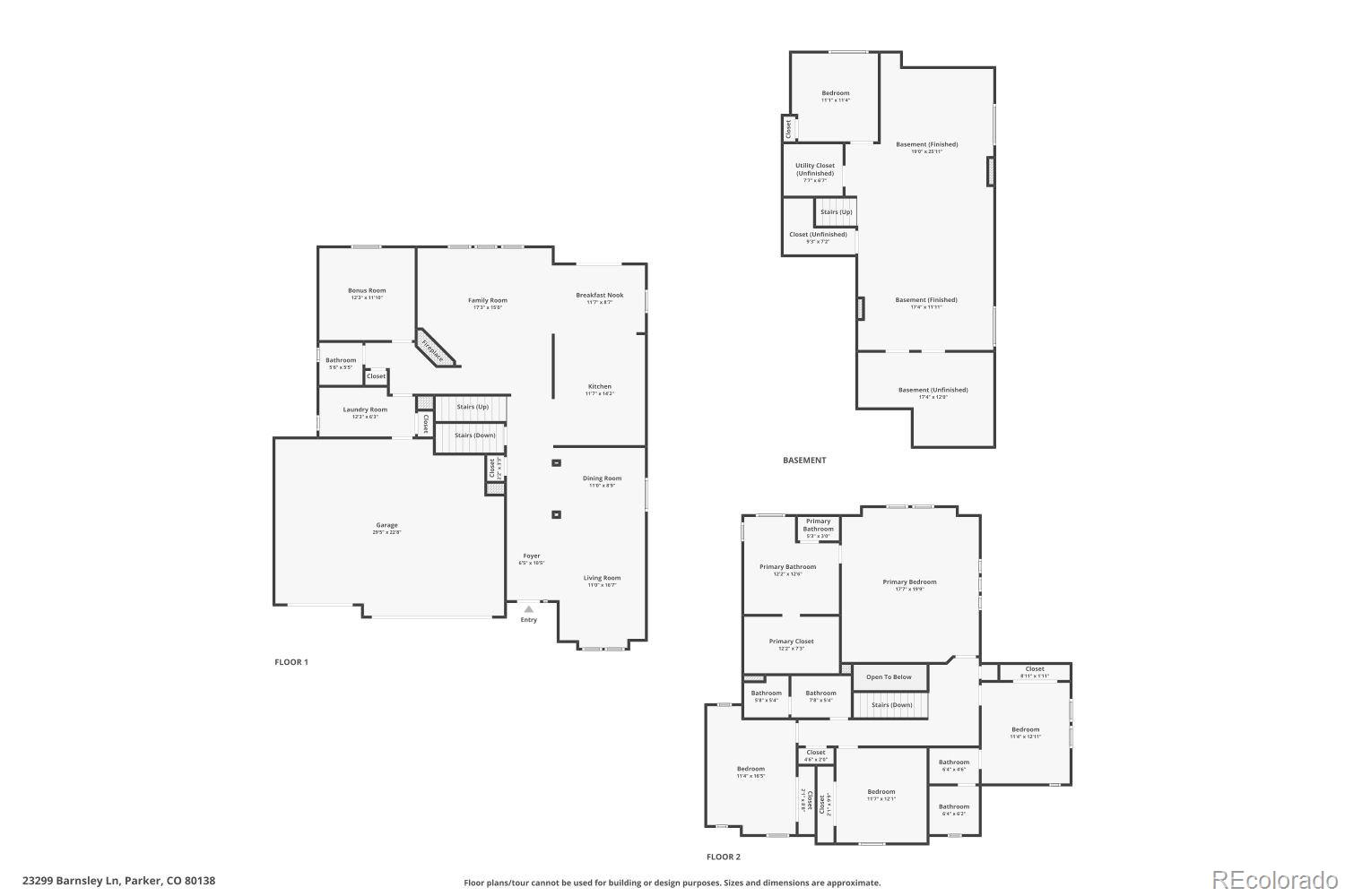 23299 Barnsley Lane Parker CO 80138