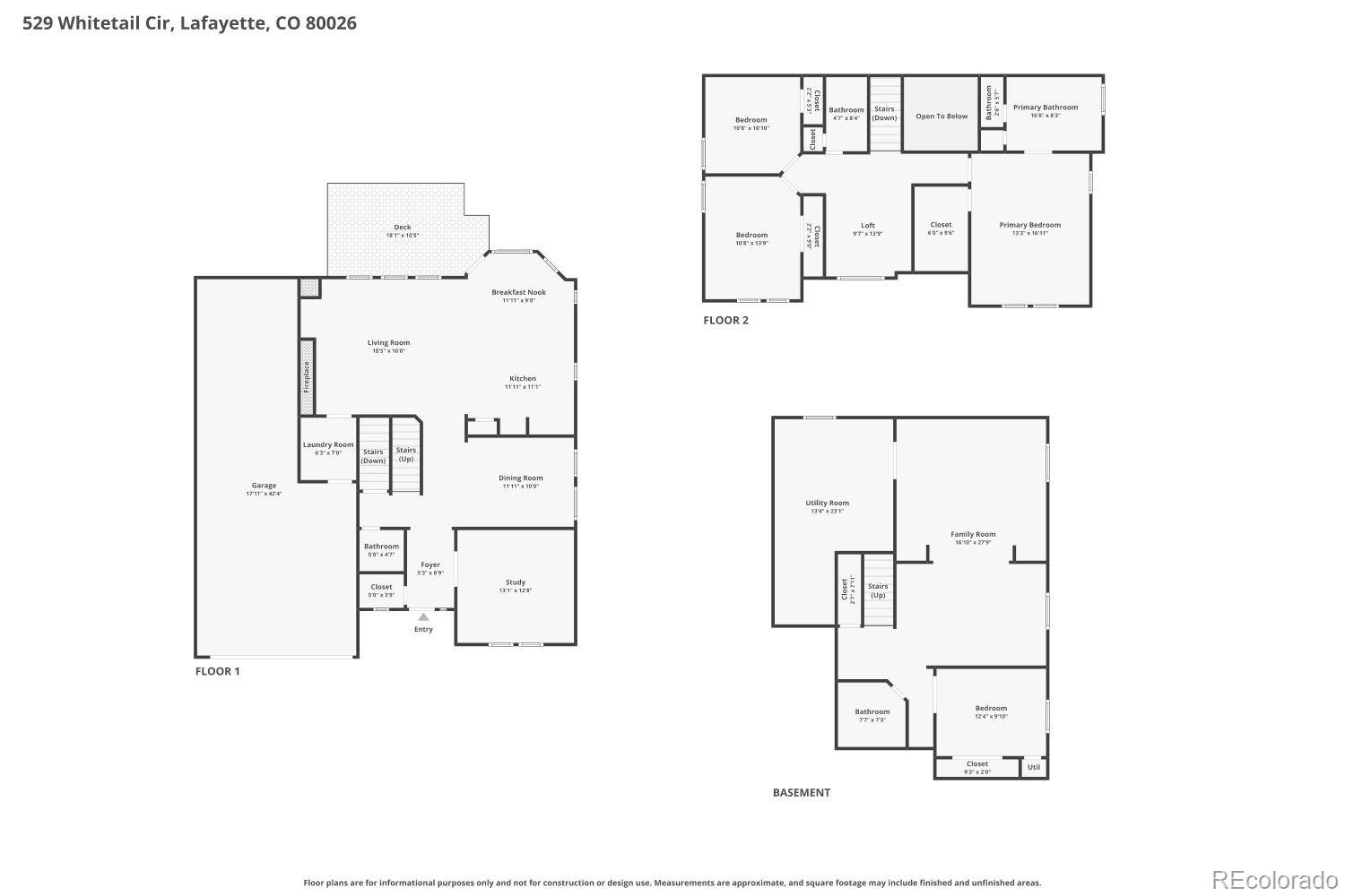 529 Whitetail Circle Lafayette CO 80026