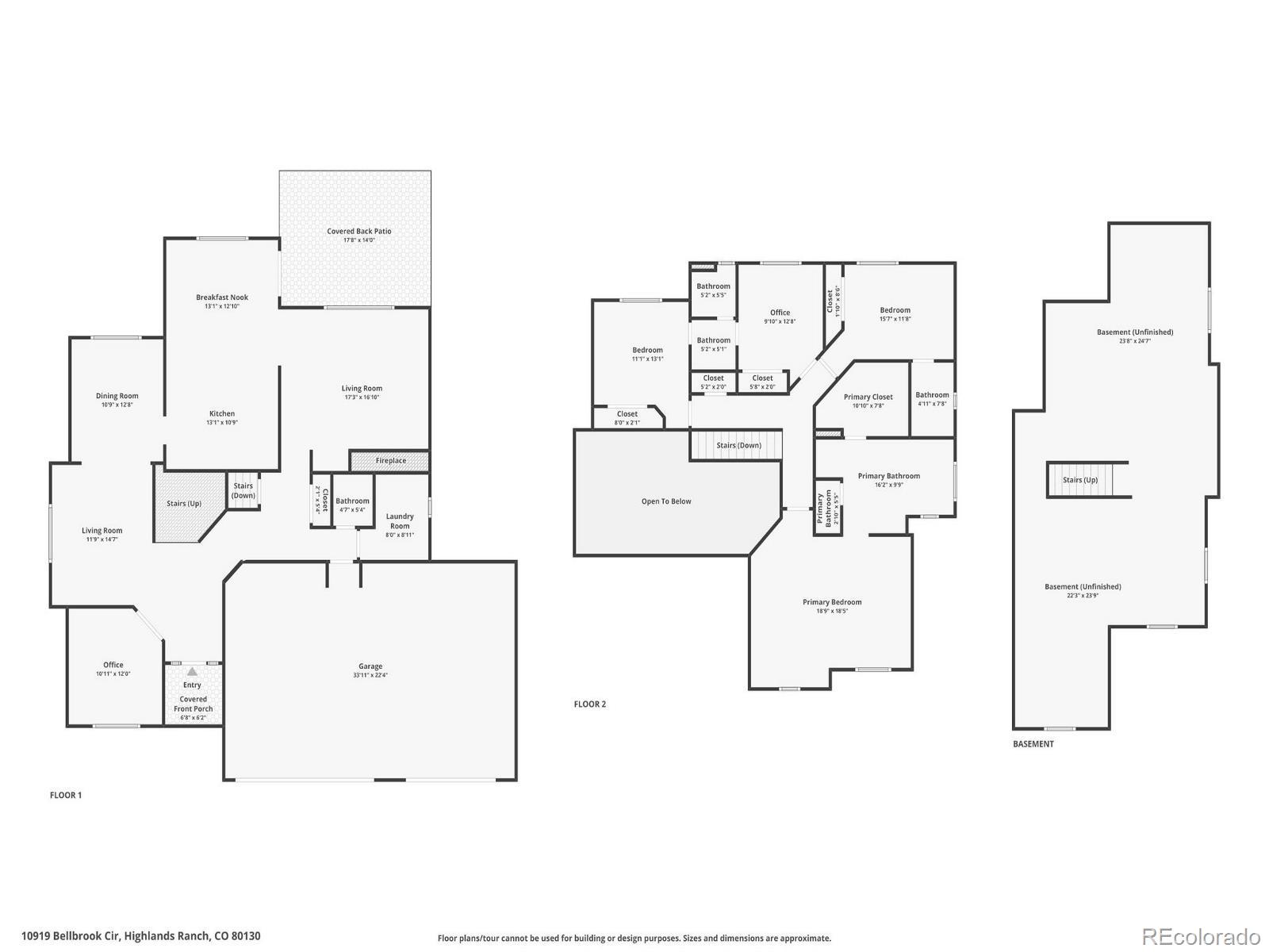 10919 Bellbrook Circle Highlands Ranch CO 80130